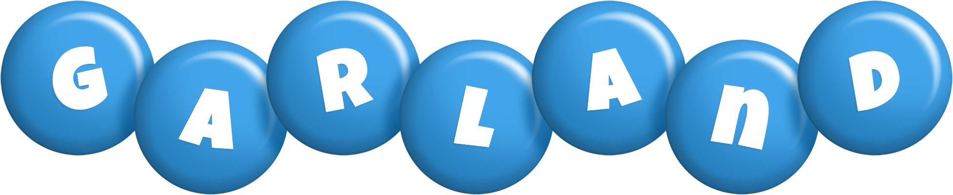 Garland candy-blue logo