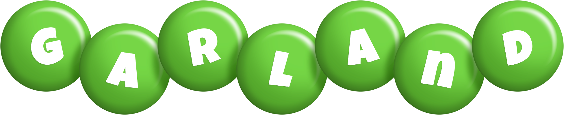 Garland candy-green logo