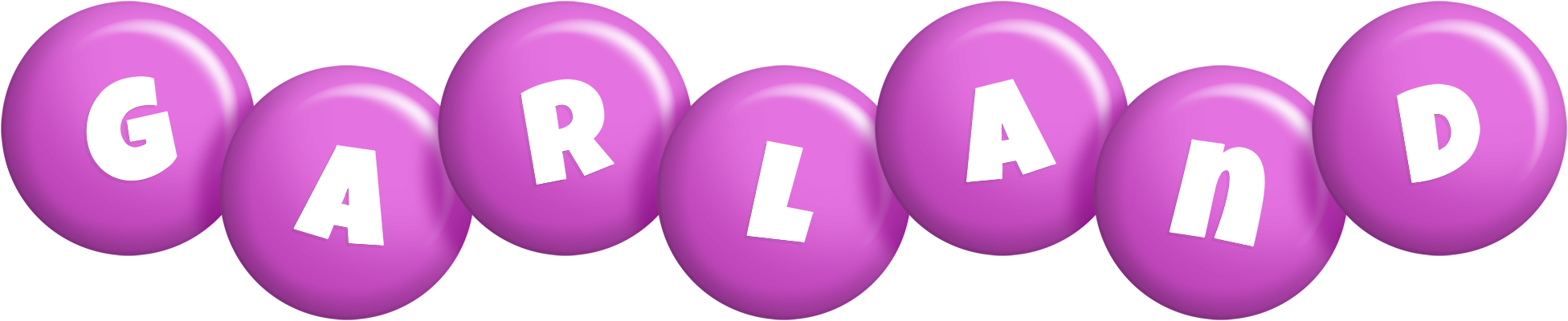 Garland candy-purple logo