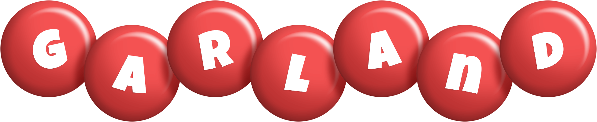 Garland candy-red logo