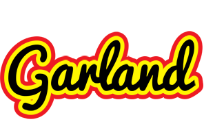 Garland flaming logo