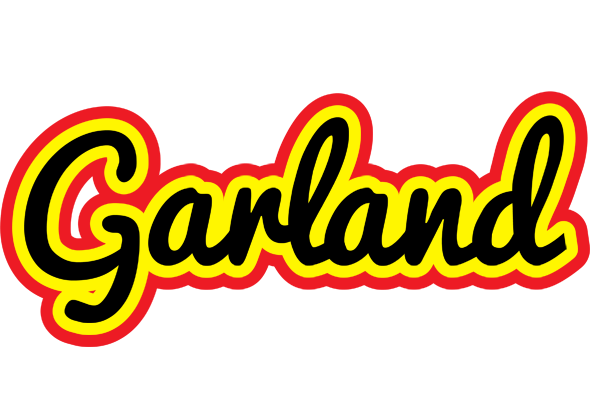 Garland flaming logo