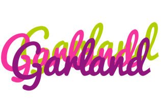 Garland flowers logo