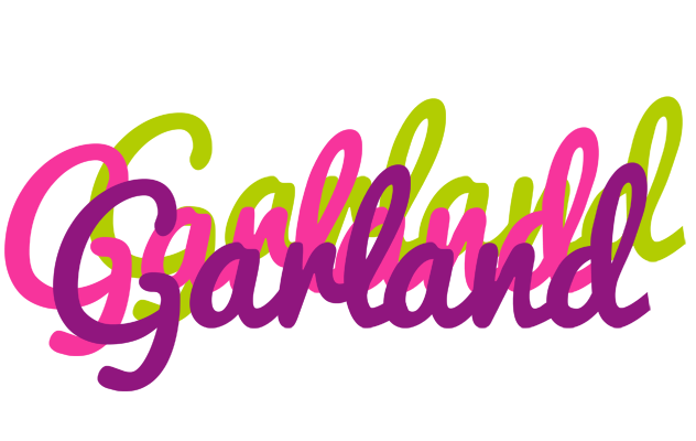 Garland flowers logo