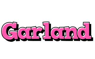 Garland girlish logo