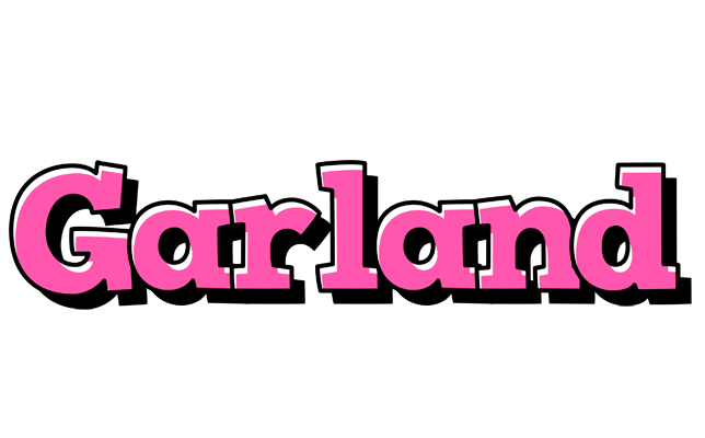 Garland girlish logo