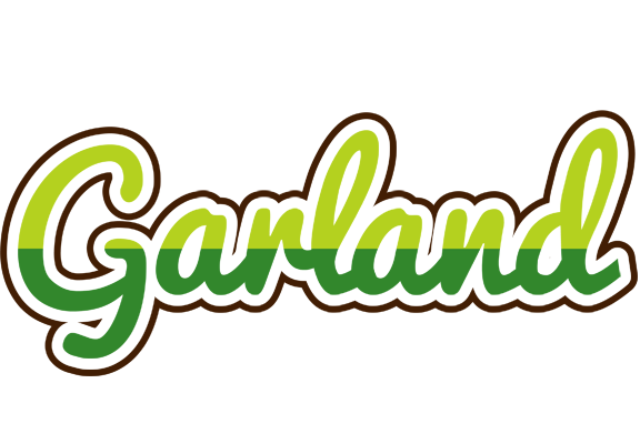 Garland golfing logo