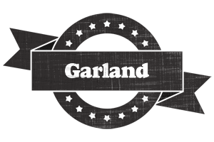 Garland grunge logo