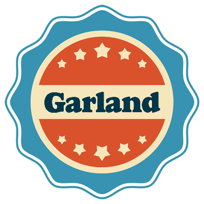 Garland labels logo