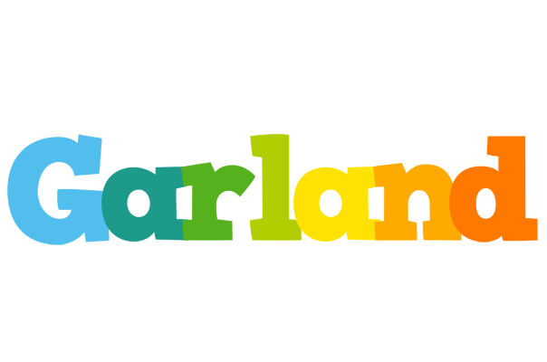 Garland rainbows logo