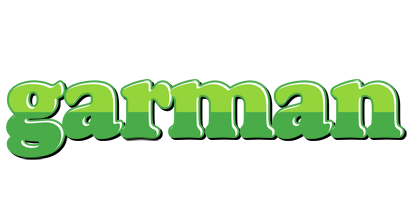 Garman apple logo