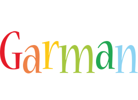 Garman birthday logo