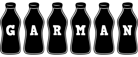 Garman bottle logo