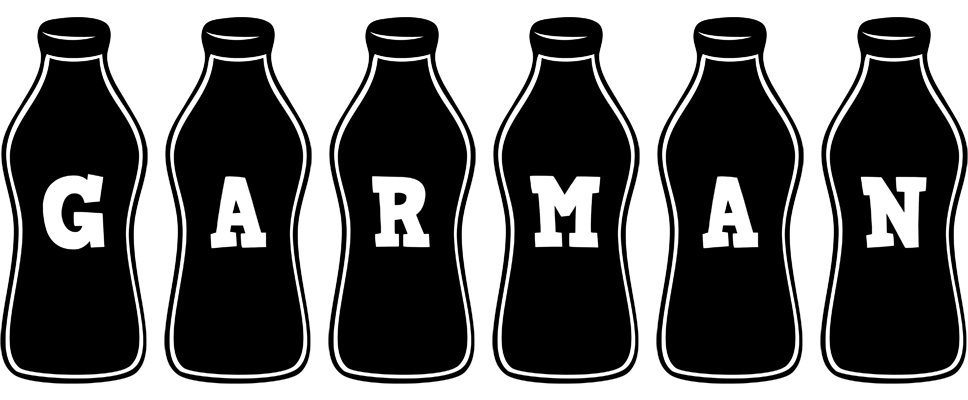 Garman bottle logo