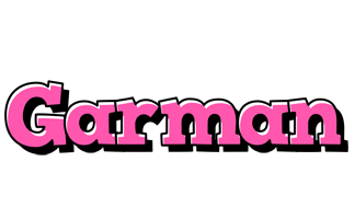 Garman girlish logo