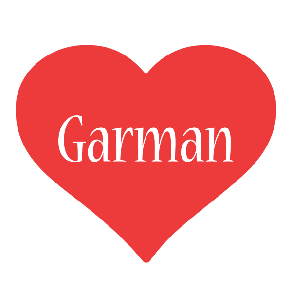 Garman love logo