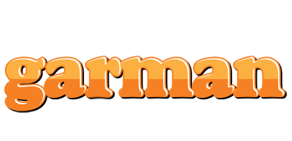 Garman orange logo