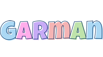 Garman pastel logo