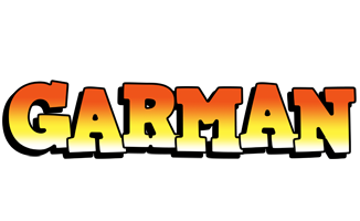 Garman sunset logo