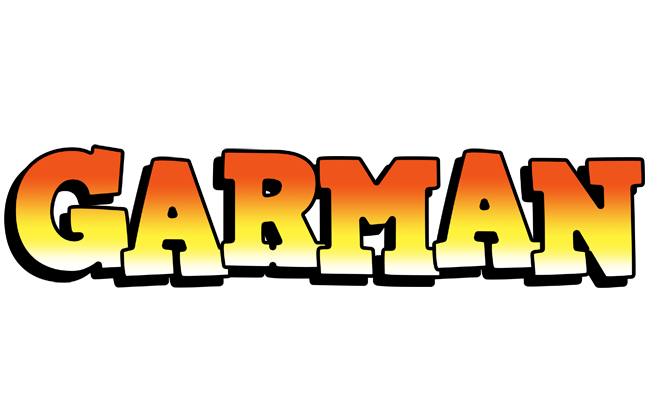 Garman sunset logo