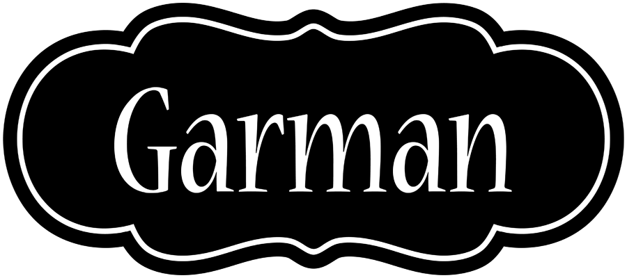 Garman welcome logo