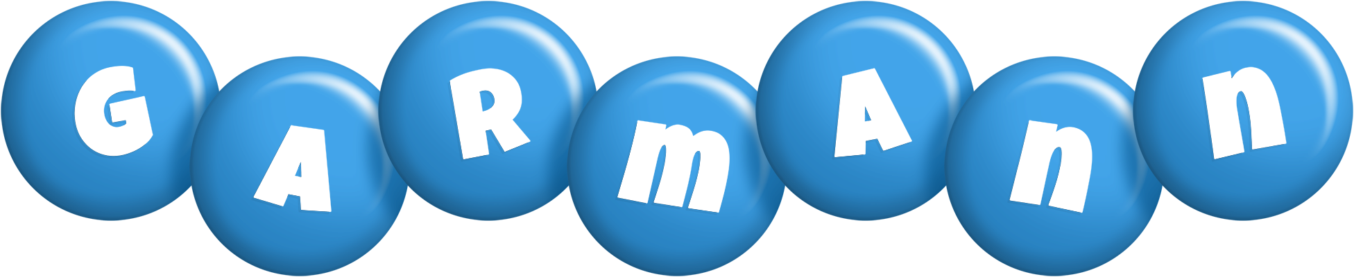 Garmann candy-blue logo