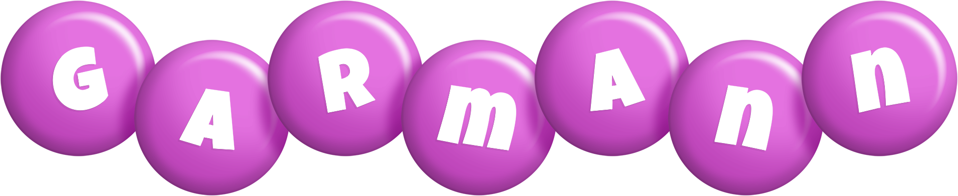Garmann candy-purple logo