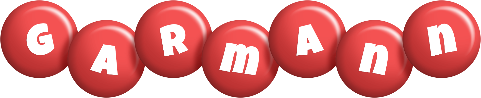 Garmann candy-red logo