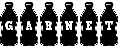 Garnet bottle logo