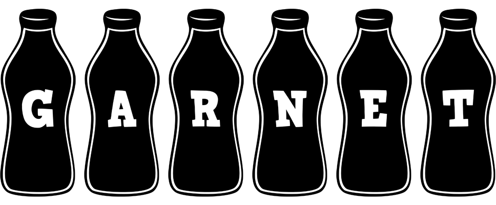 Garnet bottle logo