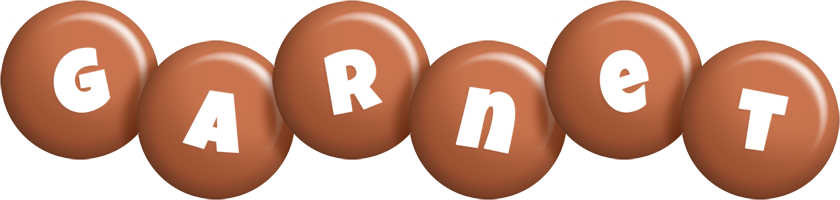 Garnet candy-brown logo