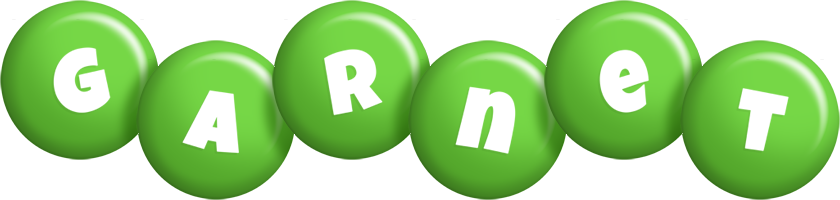 Garnet candy-green logo