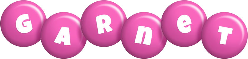Garnet candy-pink logo
