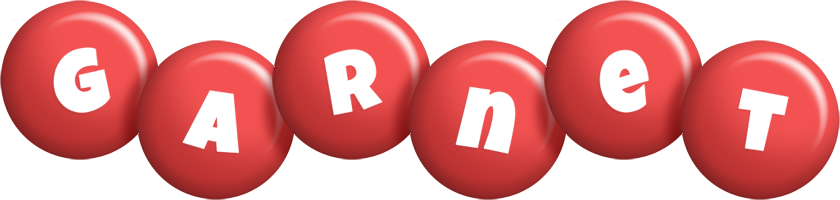 Garnet candy-red logo