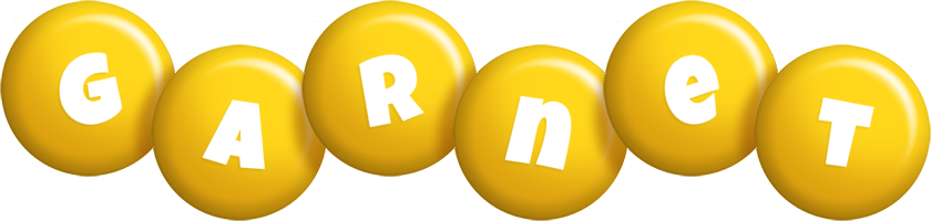 Garnet candy-yellow logo