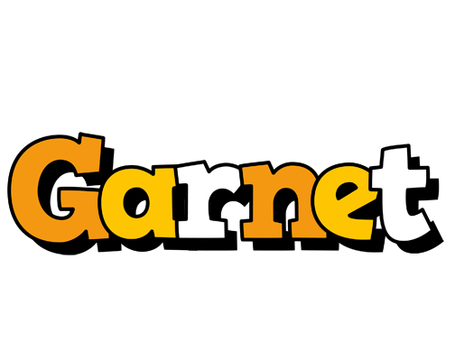 Garnet cartoon logo