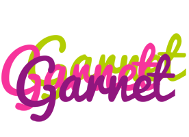 Garnet flowers logo