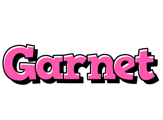 Garnet girlish logo