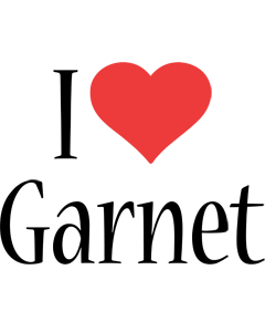 Garnet i-love logo