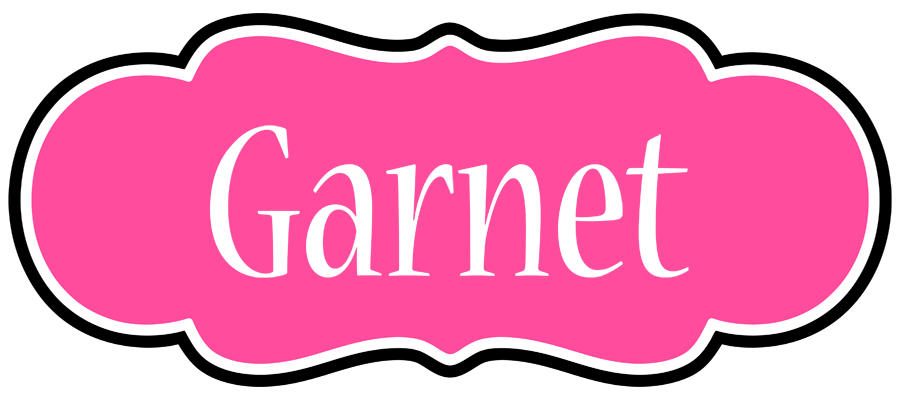 Garnet invitation logo