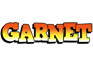 Garnet sunset logo