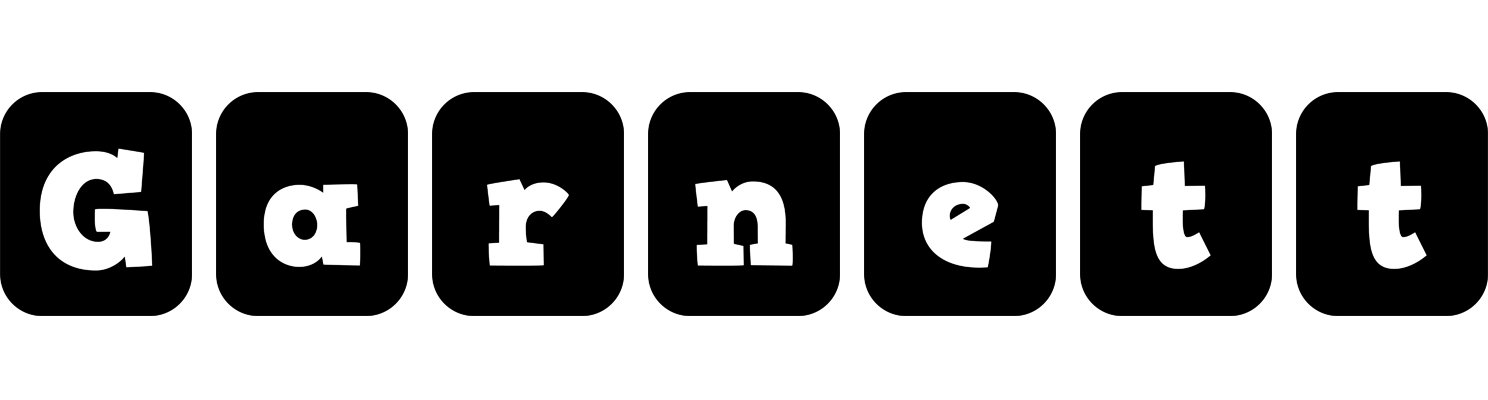 Garnett box logo