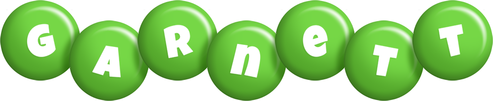 Garnett candy-green logo
