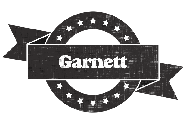 Garnett grunge logo
