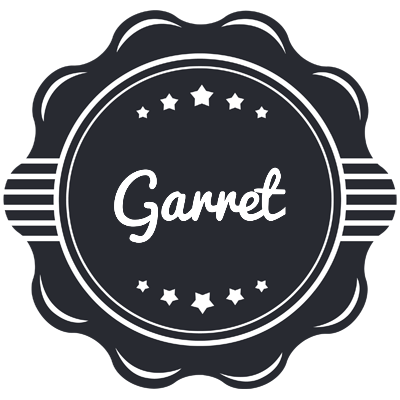 Garret badge logo