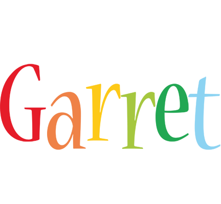 Garret birthday logo