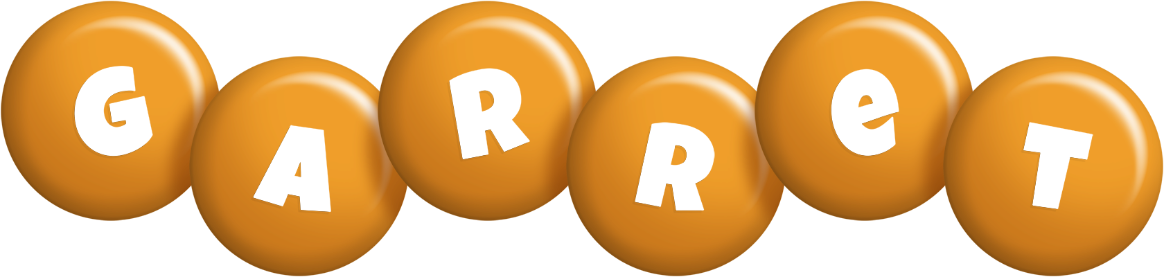 Garret candy-orange logo