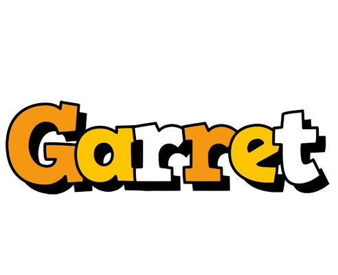 Garret cartoon logo