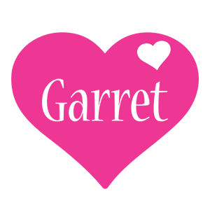 Garret love-heart logo