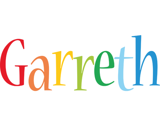 Garreth birthday logo